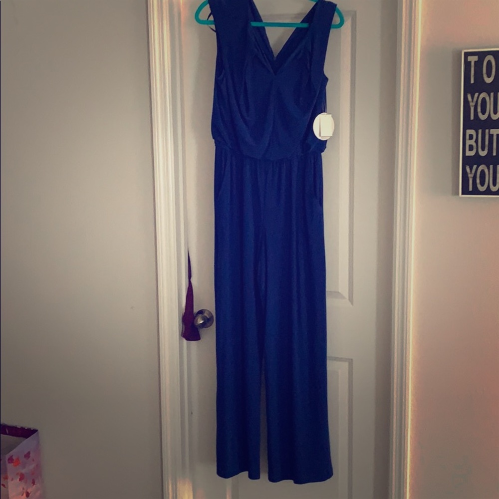 COPY - Emma Michelle royal blue romper NWT